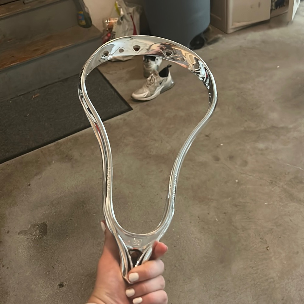 silver lacrosse head